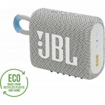 Enceinte Bluetooth® GO 3 ECO Etanche Blanc JBL